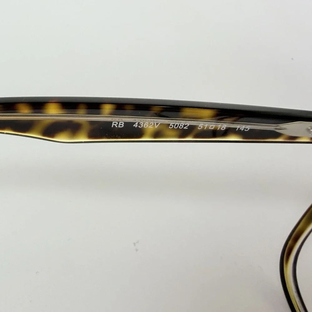 Ray-Ban RB4362V 5082 Frames Only 51-18-145 Havana‎ Tortoise Glasses